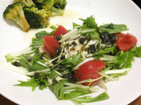 【夏さっぱり料理】 カジキマグロのサラダソテー